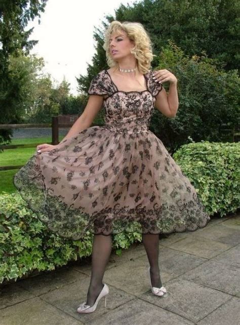 A Pretty Gurl Out In The Park Enjoying The Fresh Air And Cool Breeze Under His Dress Feminine