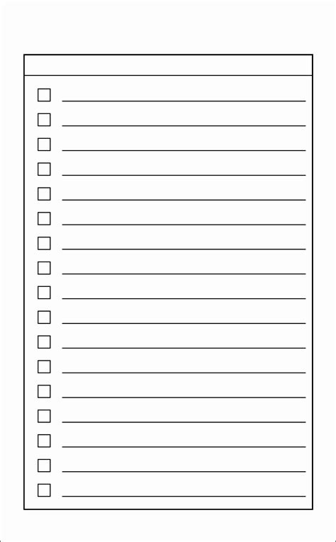 10 The Origin Printable To Do List Template Free Word Template