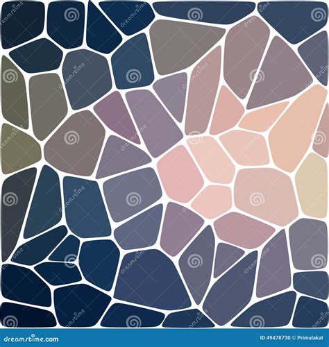 Abstract Vector Mosaic Colorful Background Stock Vector Illustration