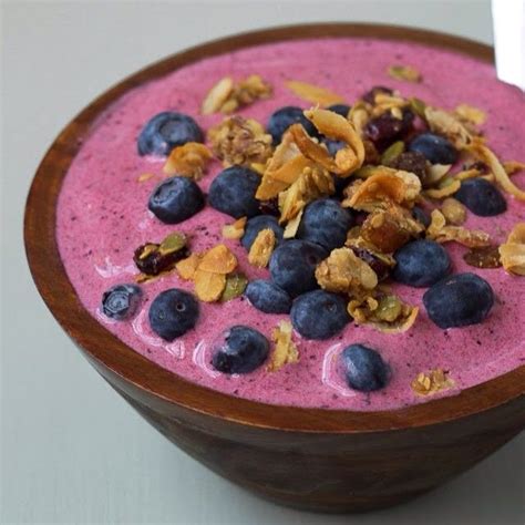 Have You Ever Used A Spoon To Eat A Smoothie Its Super Fun Try This Blueberry Smoothie Bowl