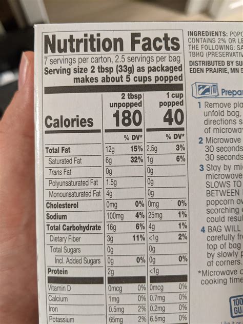 Wtf Are Popcorn Nutrition Labels Even Saying How Many Calories Are In