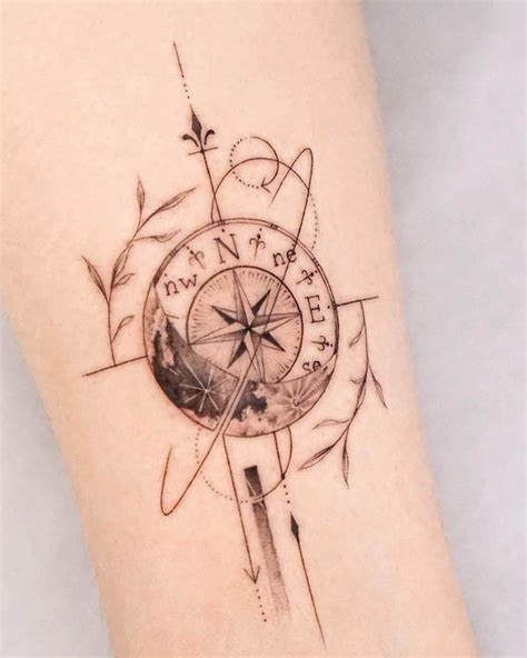 60 Beautiful Compass Tattoos With Meaning