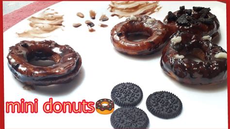 Mini Donut Recipe Chocolate Serum Recipe By Komals