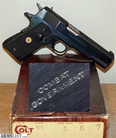 Armslist For Saletrade Colt Combat Government Model