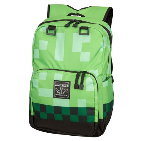 Official Licensed Minecraft Creeper Backpack Huge Mine Craft Bag