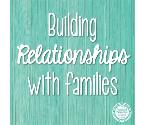 Check spelling or type a new query. Preschool Ponderings: Building Relationships with your ...