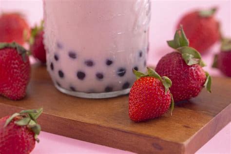 Strawberry Boba Tea Recipe Mind Over Munch