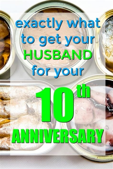 Anniversary gifts ideas for husband. 100 Traditional Tin 10th Anniversary Gifts for Him ...
