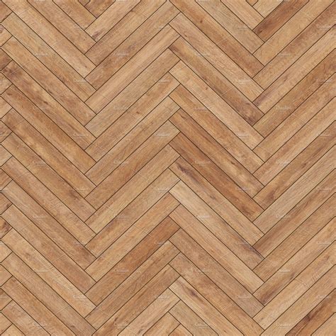 Seamless Wood Parquet Texture Herringbone Light Brown Custom