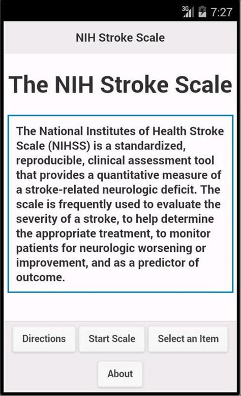 Nih Stroke Scale App For Android Apk Download