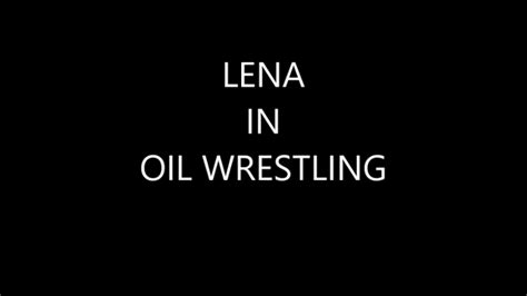 Wrestling Store Lena In Oil Wrestling Match