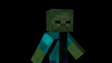 If you want, you can download original resolution which may fits perfect to your screen. Minecraft Zombie by the-undrawable on DeviantArt