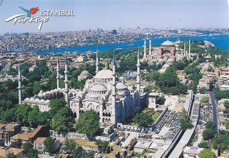 A Journey Of Postcards Historic Areas Of Istanbul Turkey