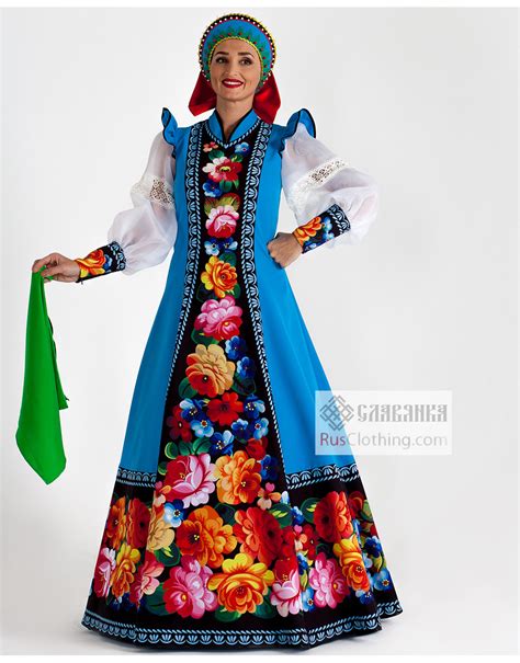 traditional costume zhostovo of russia