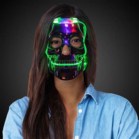 Led Skull Mask Glow And Light Up Products Halloween Holidays And Events