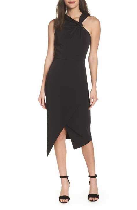 Harlyn Twist Front Asymmetrical Cocktail Dress Nordstrom