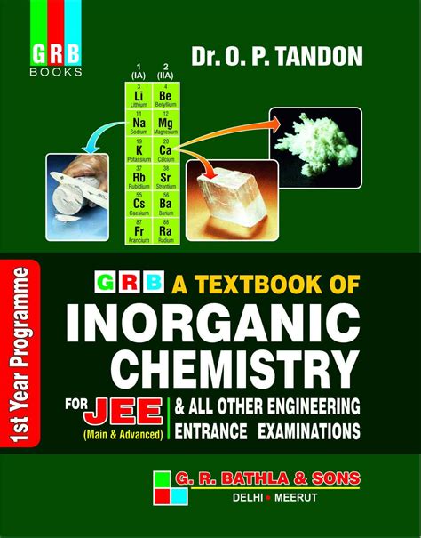 Complete Pdf Inorganic Chemistry By Op Tandon For Jee And Neet