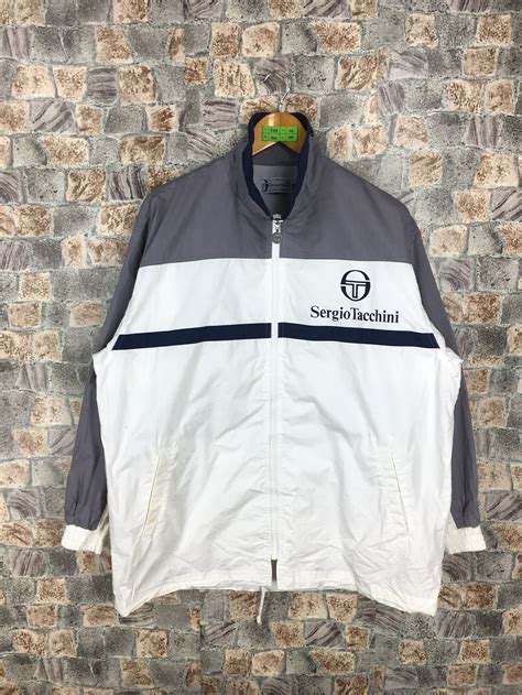 Vintage 90s Sergio Tacchini Windbreaker Jacket Medium Etsy