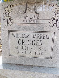 William Darrell Crigger Homenaje De Find A Grave