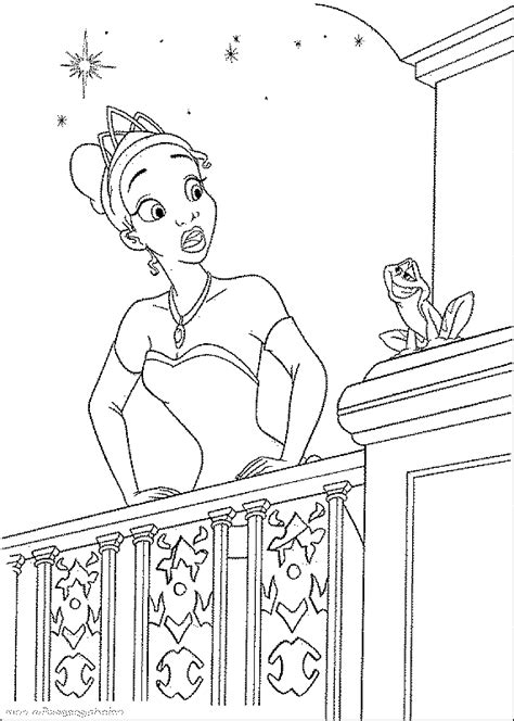 Princess And The Frog Coloring Book Coloring Pages