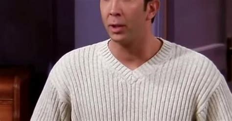 Ross From Friends With Nicolas Cages Face On Him Just Makes Him Look