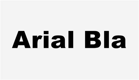 Arial Black Font Font Tr