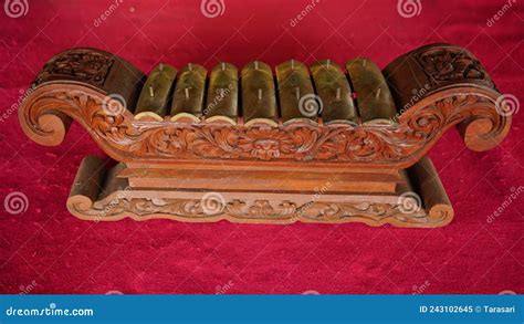 Javanese Gamelan Made Of Bronze And Wood Stock Image Image Of Musical