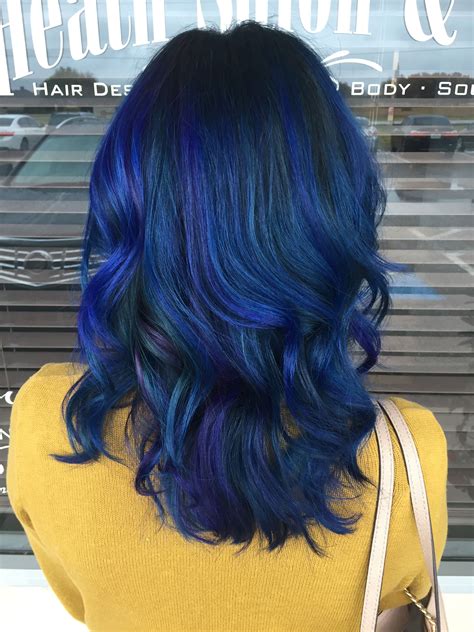 Vibrant Deep Blue And Purple Using Pravana Vivids Hair Color Hair Done
