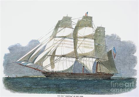 Clipper Ship Oriental Photograph By Granger