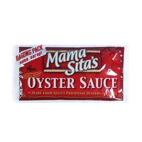 Mama Sitas Oyster Sauce Sulit Pack 30g X 1 Piece Sachet Only Shopee