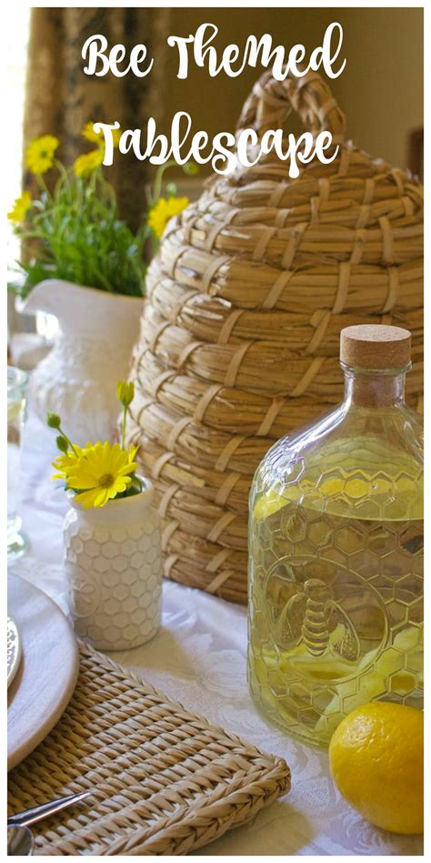 Bee Themed Spring Tablescape 2 Bees In A Pod