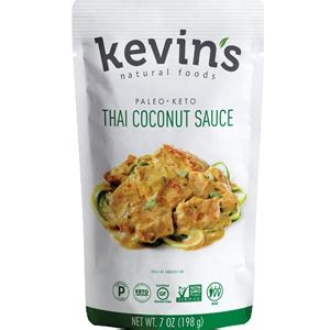 $11.25 each = any 8 entrées or sides save 25%. Kevin's Natural Foods Thai Coconut Sauce