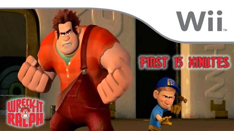 Wreck It Ralph First 15 Minutes Wii Youtube