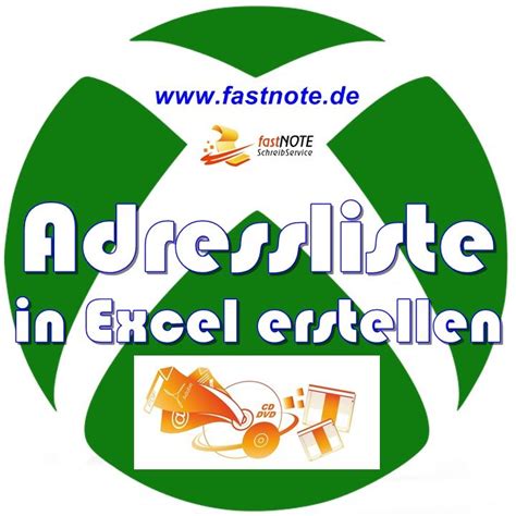 Adressliste in Excel erstellen | Adressen, Schreibarbeit ...