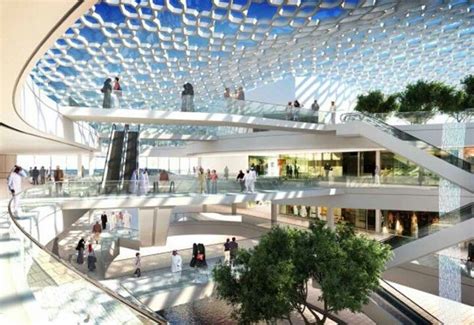 Futuristic Mall Architecture Capitale Commercial