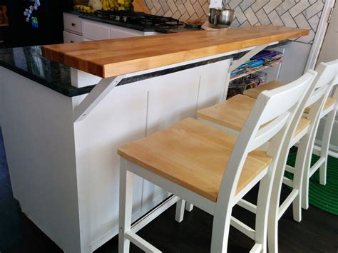 Life Is Fun How To Convert A Countertop To A Breakfast Bar