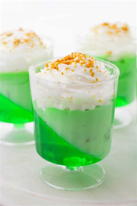 Green Jello Parfaits These Parfaits Are A Perfect Dessert For St