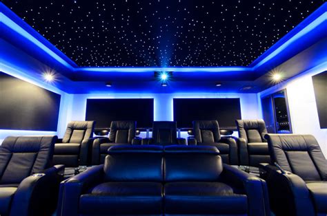 Starlite Star Ceiling For Home Theater Modern Home Theatre
