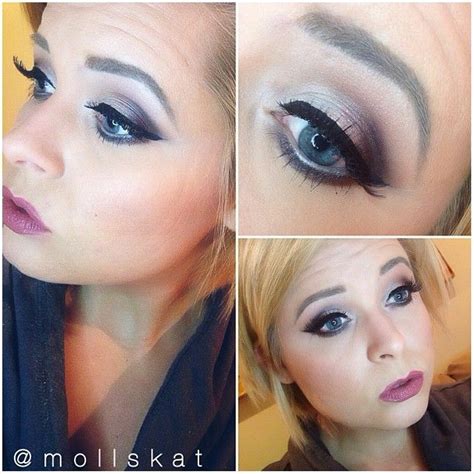 Pink Smokey Eye Makeup Idea To Make Blue Eyes Really Stand Out With