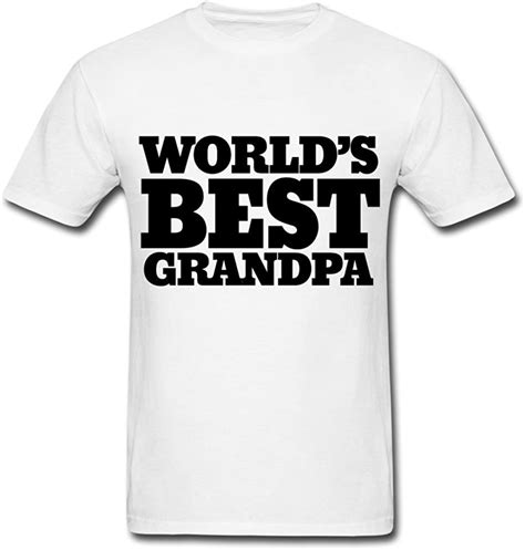 Printshirt Designed Mens Worlds Best Grandpa T Shirts