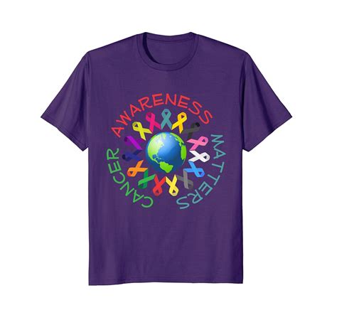 All Cancer Ribbons For All Cancer Awareness T Shirt Ln Lntee