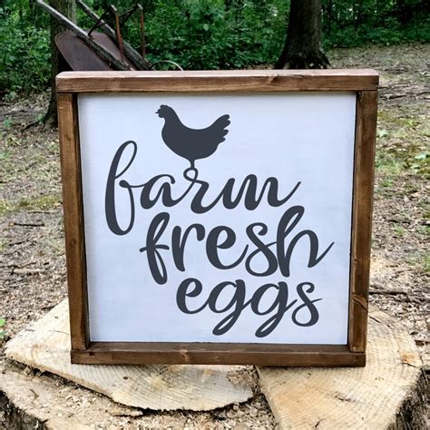 Farm Fresh Eggs Stencil Svg Files Farmhouse Dxf Rustic Etsy
