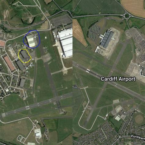 Map Of Cardiff Airport Parking