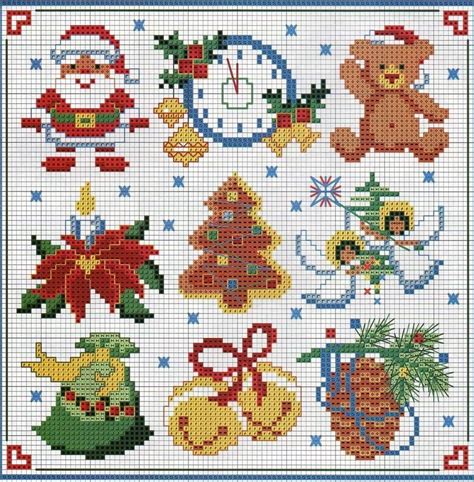 Grilles point de croix Noël | Christmas cross stitch, Cross stitch