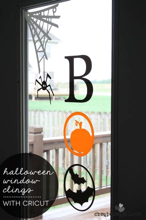 Cricut machines are great pieces of hardware that allow you to cut magnificent patterns into pretty much any material. Halloween Window Clings | Easy Halloween Decor Idea