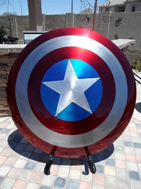 Real Captain America Metal Shield 11 Full Scale Replica W Etsy