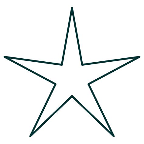 Star Outline Template