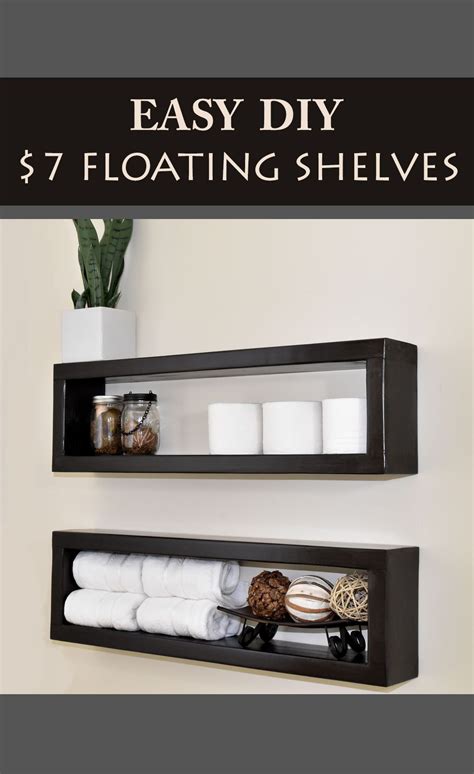 Not to mention all the tools, yard equipment and more. How to Make a $7 Floating Shelf | Floating shelves ...