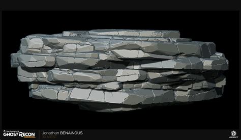 Artstation Ghost Recon Wildlands Rock Sculpting Jonathan Benainous
