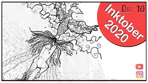 Day 10- INKTOBER 2020 - "HOPE" | Drawing 'Hope' in one artwork - Doodle